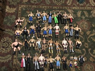 Anyone Interested In trading Wrestlers For These I Pick These Out Of All Mines That I Don't Need
