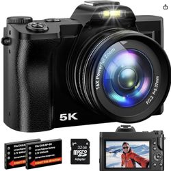 5k Digital Camera Vlogging Photography And Video