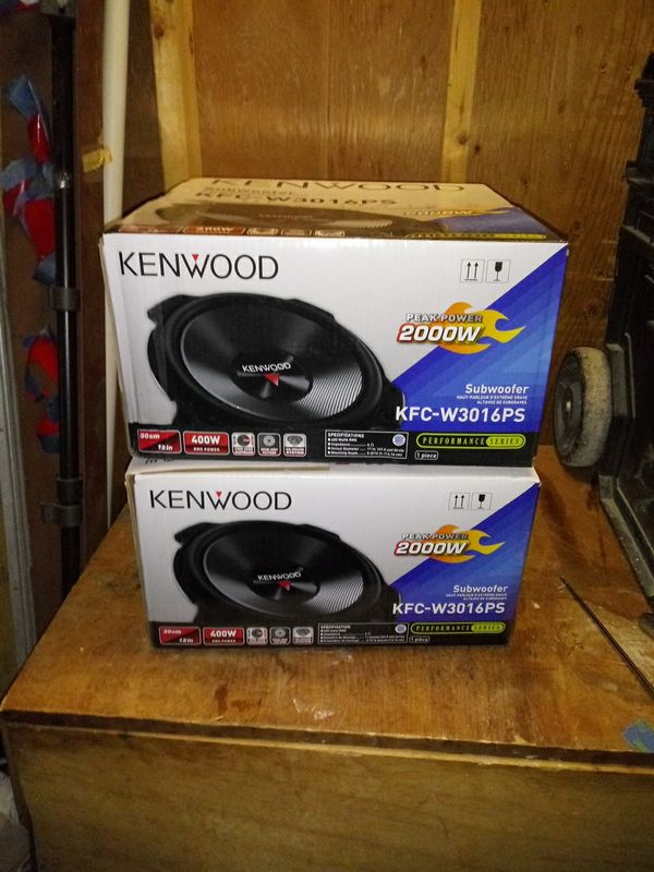 2 ( New) 12 inch Kenwood subwoofers for Sale in Harrisburg, PA OfferUp