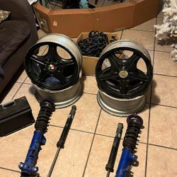 Car parts (bumper ,coils, wheels)