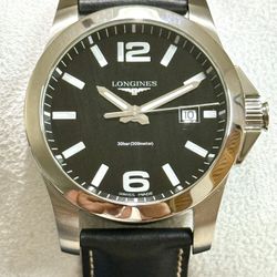 Longines Conquest Date Designer Classic Mens Watch. Reloj