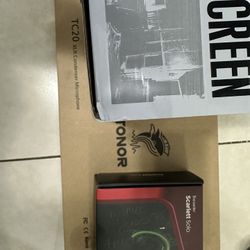 Complete Home Studio Bundle – XLR Mic + Focusrite Interface + Headphones + More 