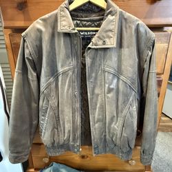 Leather Jacket – Vintage Wilson‘’s Leather – Men’s Size Small