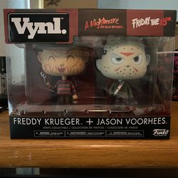 Funko vinyl Freddy Krueger & Jason Voorhees new