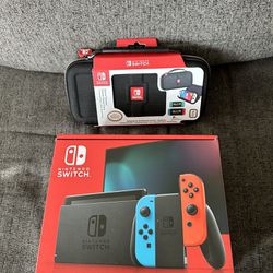 Brand New Nintendo Switch With Carrying Case!