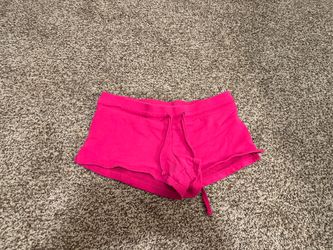 garage mini shorts hot pink