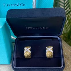 Tiffany&Co Schlumberger Diamond Earrings 