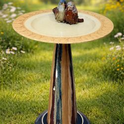 Pending - "Love Birds" Bird Bath