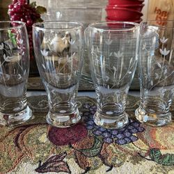 4 Vasos Princes House Solo Se Usaron De Decoración 