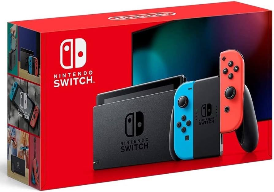 Nintendo Switch Neon Blue and Neon Red Joy-Con