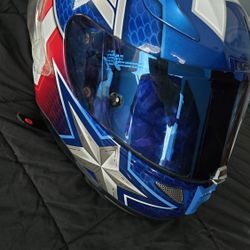 Captain America Helmet Size Large