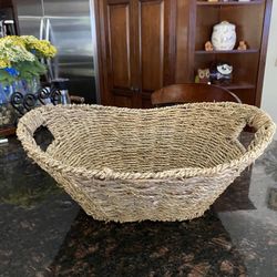 Oval Wicker Basket