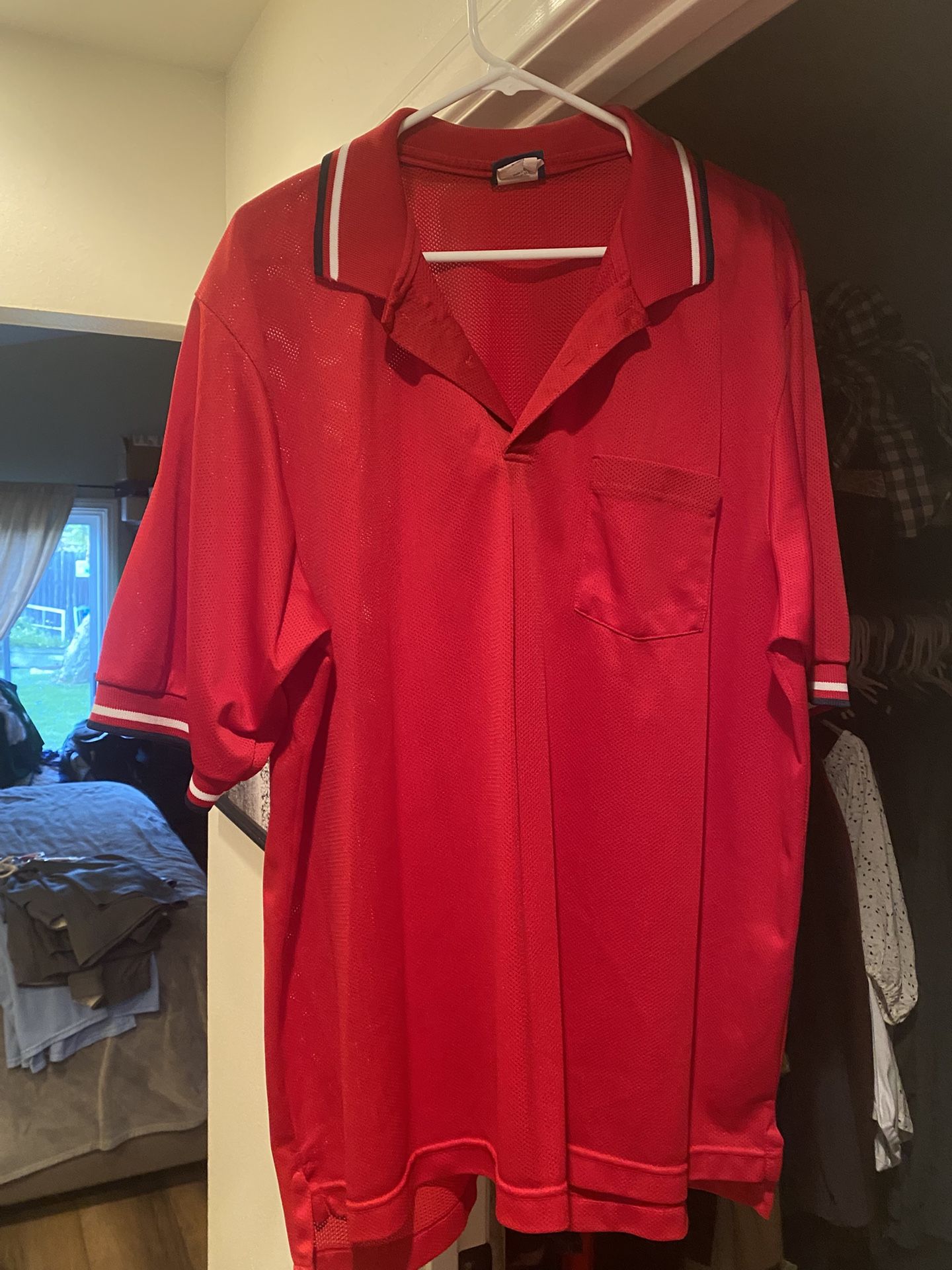 Red Umpire Shirt