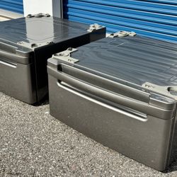 LG 27" FRONT LOAD WASHER AND DRYER PEDESTAL STORAGE STAND