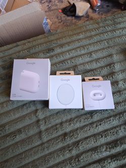 Google wall charger usb-c , wireless charger , and watch charger