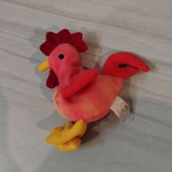 Stuart the rooster ty mini plush