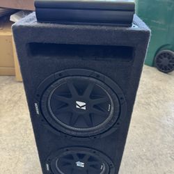 Amp and Subwoofer Package