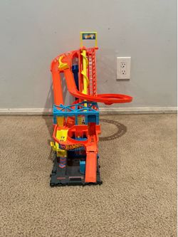 Hot wheels city roller coaster rally playset
