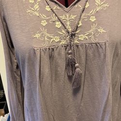 Lavender Long Sleeve Top