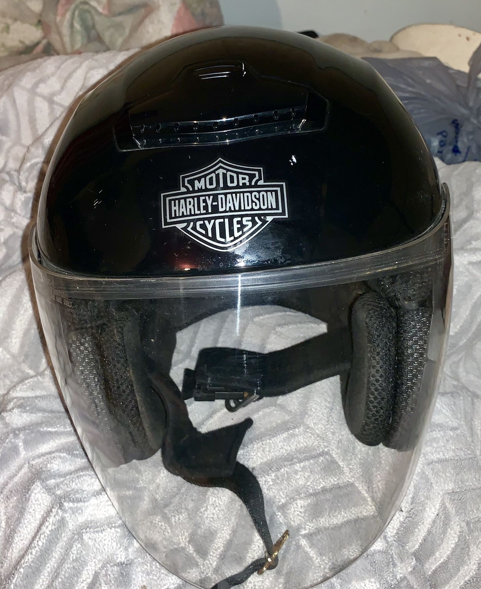 Harley Davidson motorcycle helmet