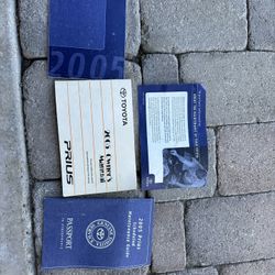 2005 Prius manuals