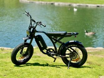 Kasen X2.0 Electric Bike – Black - Street Legal - Full Suspension - NEW - $760 (MSRP $2,799) 73% OFF