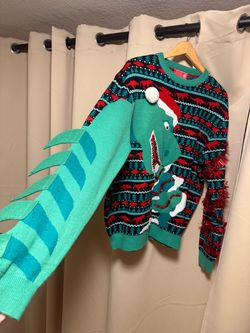 Ugly Christmas Sweater with Dinosaur