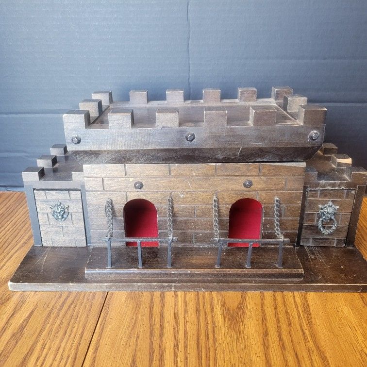 Vtg 1970s S Sper Bijou Liquor Castle Glasses & Decanter Holder (Not Included)