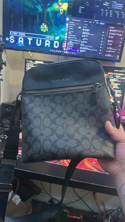 Coach Houston Flight Bag - Charcoal / Black #4010