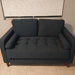 Lifestyle Solutions Navy Loveseat