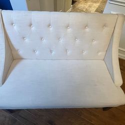 SAFAVIEH Zoey Loveseat Settee - 49" x 28" x 36"