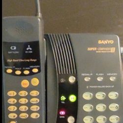 SANYO CLT 65 Long Range Distance Cordless Telephone