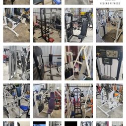 Hammer Strength Cybex Life Fitness Gym Equipment  Available In Kemah Sunday Only