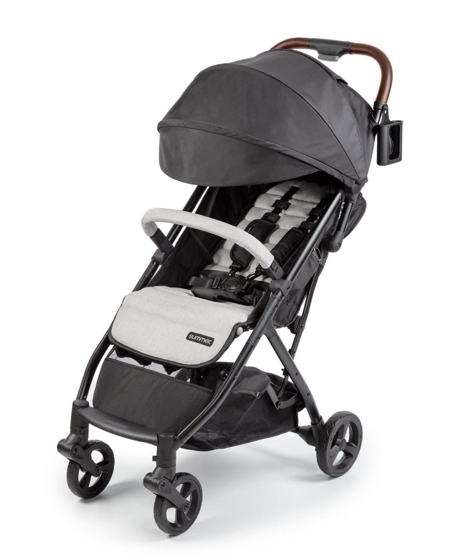 Summer by Ingenuity 3Dquickclose CS+ Compact Fold Baby Stroller, Black