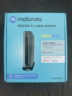 Motorola MB8600 DOCSIS 3.1 Cable Modem