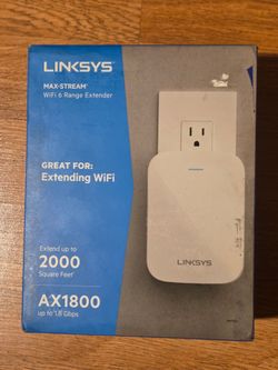Linksys RE7350 Dual-Band Wi-Fi 6 Wireless Range Extender