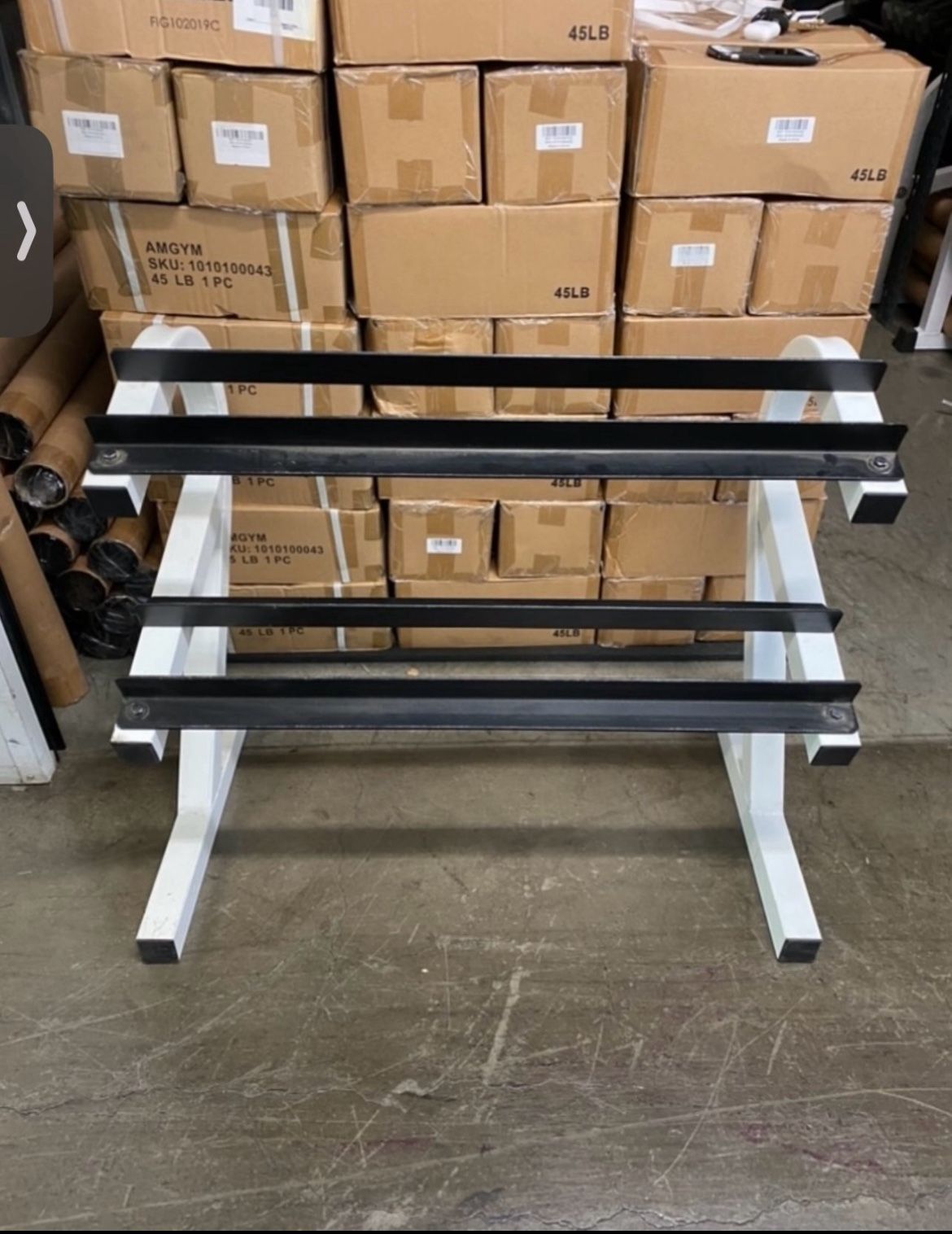 2 Tier Solid Steel Dumbbell Weight Rack…. Home Gym Fitness…. $75 Price is Firm!!!