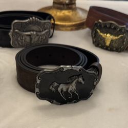 Mens Belts 30,32,34 36