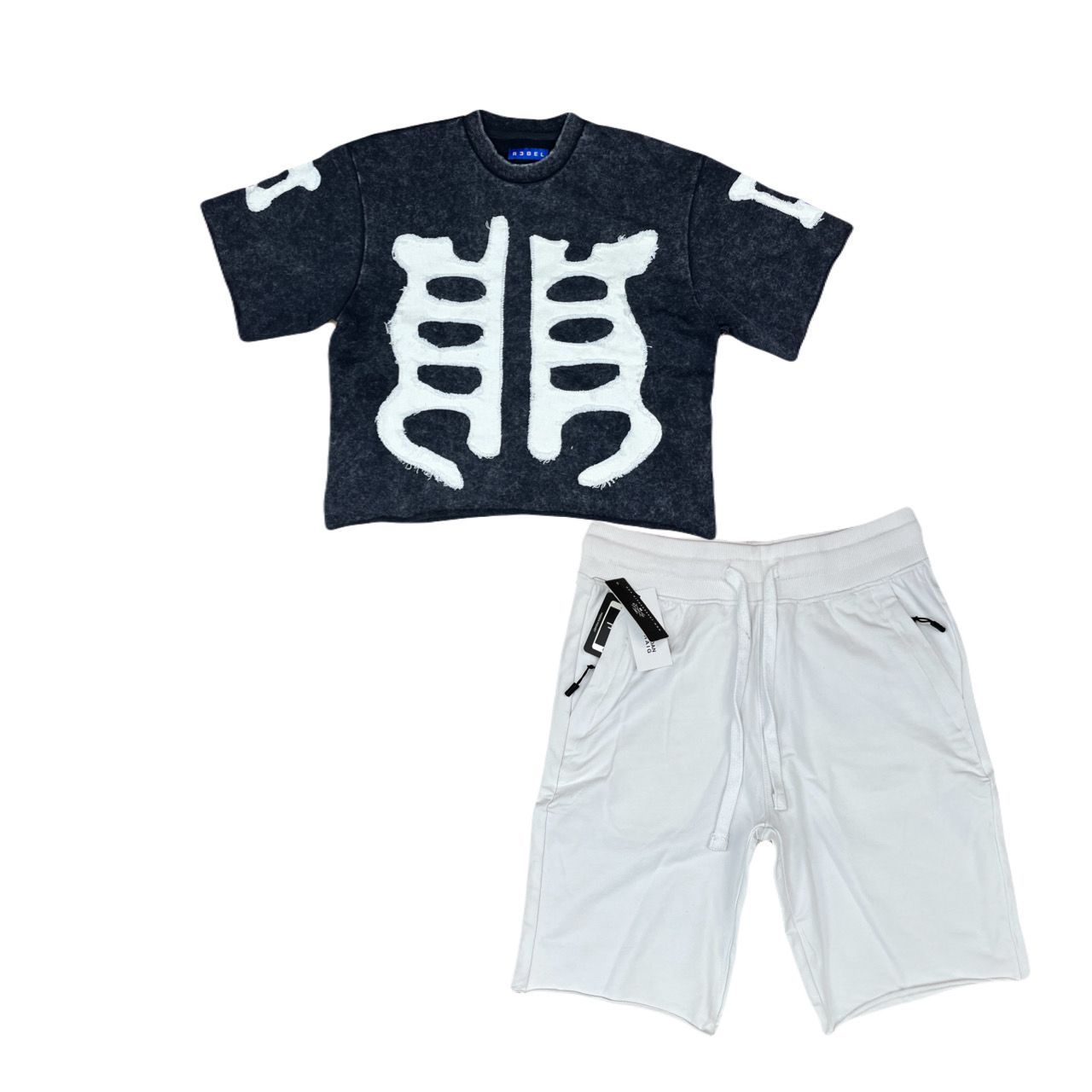Men's shirt and shorts outfit
