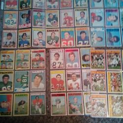1972 Football Cards
