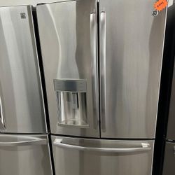 Ge Fridge 3 Doors Stainless
