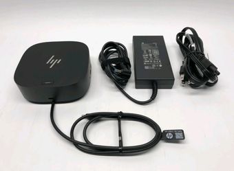 HP USB-C G5 Essential Dock with AC Power  - VGC