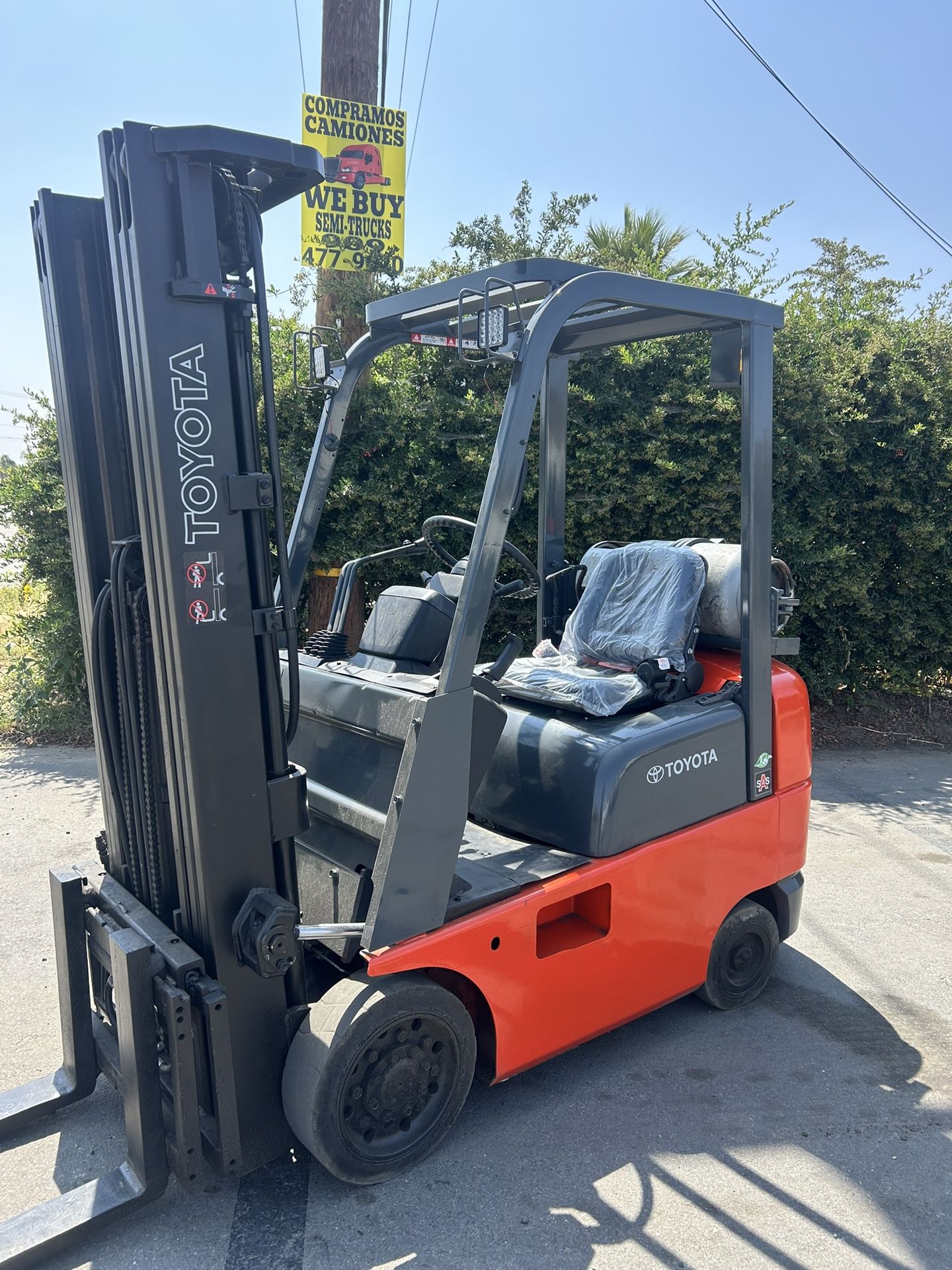 Toyota forklift 3500 Lb Capacity