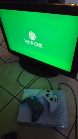 Xbox One  Console with Two Controllers