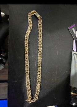 Gold plated chino link chain 167 grams