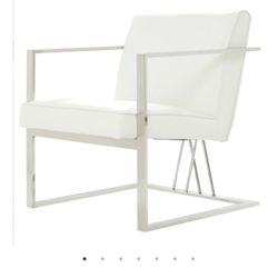 Fairmont White Accent Chair