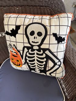 Skeleton Pillow