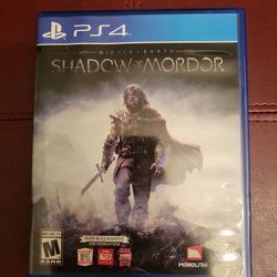 Middle Earth Shadow Of Mordor PS4