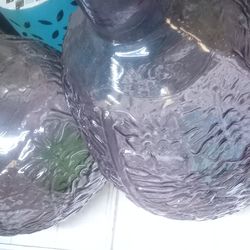 New recycled glass floor vases thick and elegant made in Portugal 100 for set