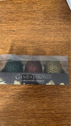 Game of Thrones Dragon Egg candles